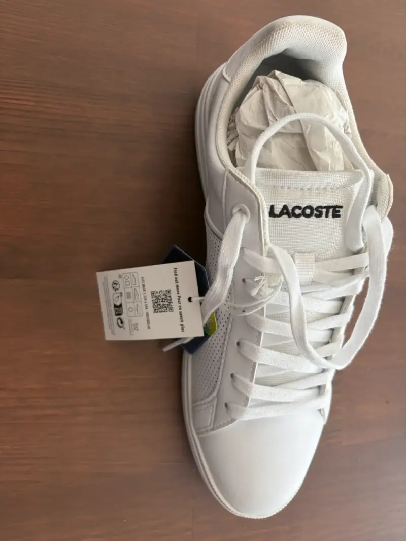 Zapatillas blancas Lacoste Lite Base 1 224 1 SFA - 5