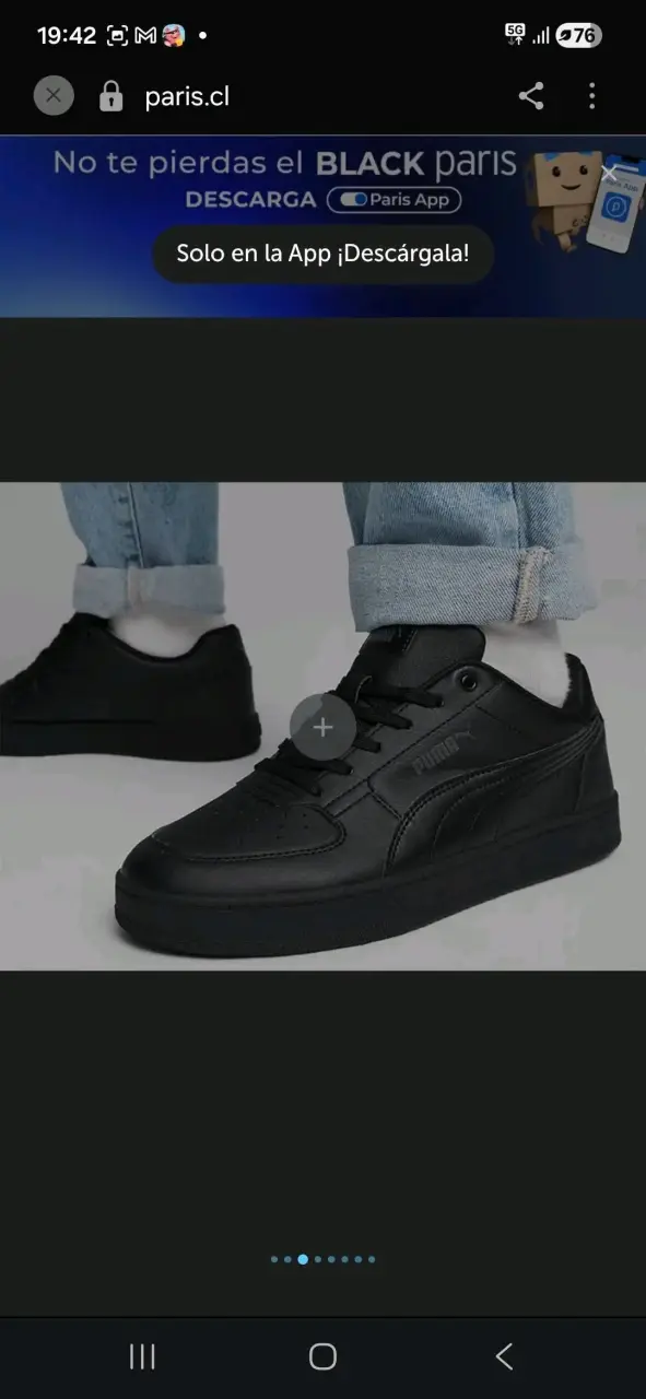 Zapatillas negras Puma Caven 2.0 para hombre - 1