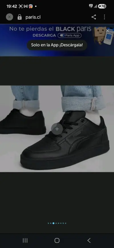 Zapatillas negras Puma Caven 2.0 para hombre - miniatura 1