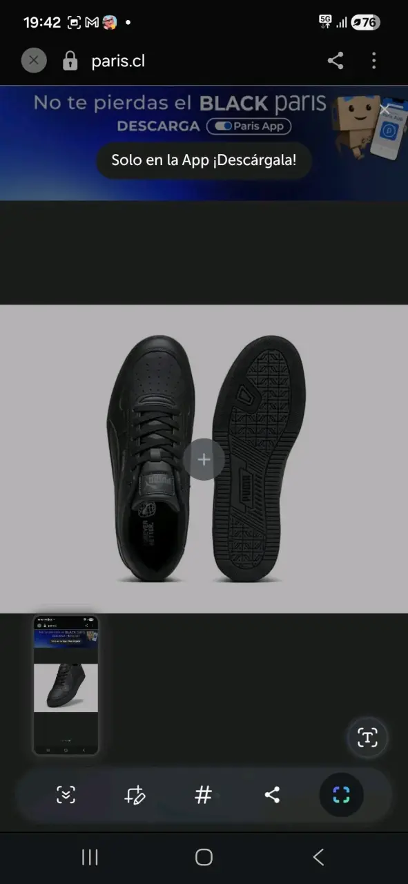 Zapatillas negras Puma Caven 2.0 para hombre - 2