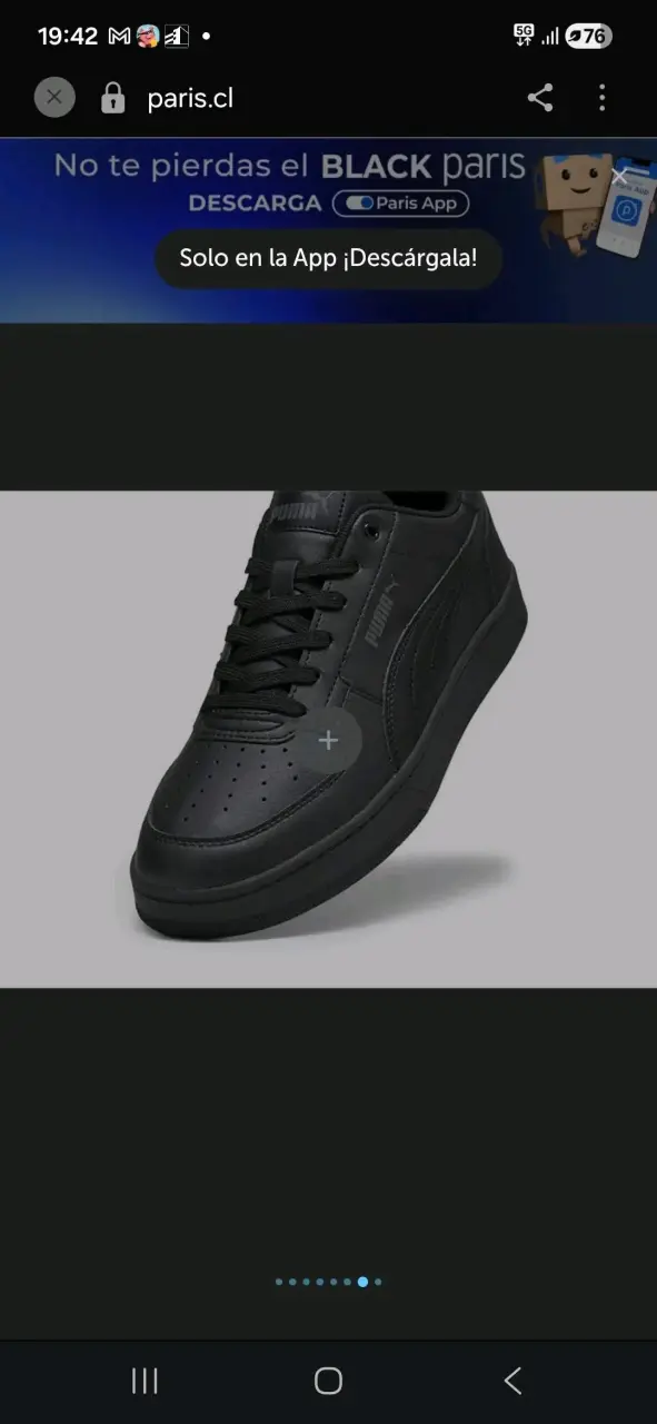 Zapatillas negras Puma Caven 2.0 para hombre - 4