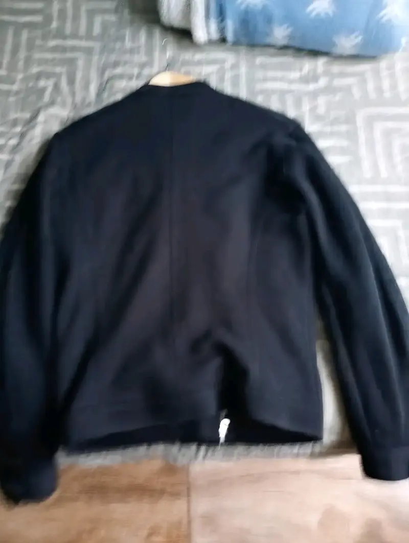 Chaqueta negra de hombre Zara con cierre - 2