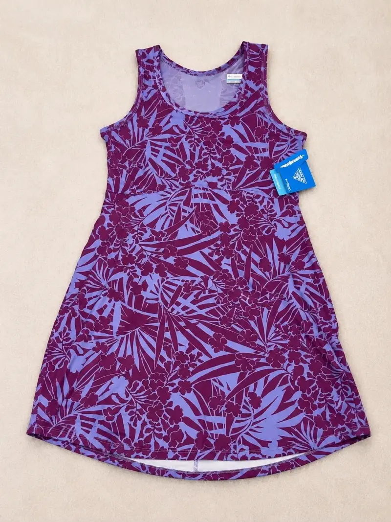 Vestido deportivo floral Columbia morado