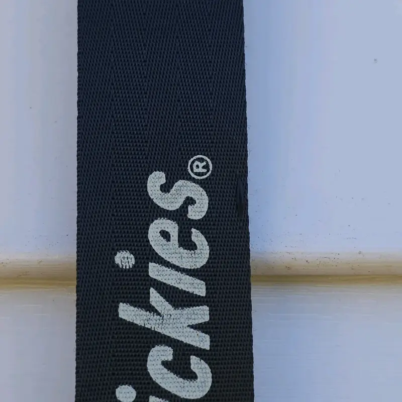 Cinturón negro de tela Dickies con logo - 4