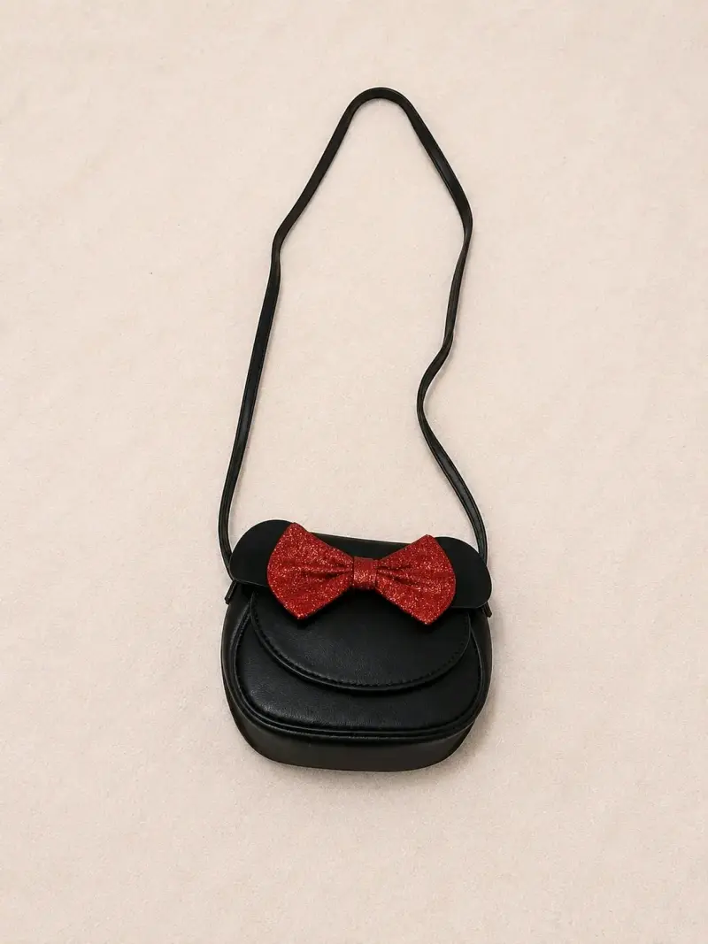 Cartera GAP/DISNEY Minnie negra con lazo rojo