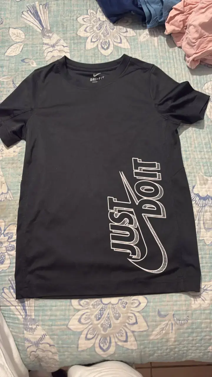 Polera Nike Dri-Fit Just Do It negra - 1