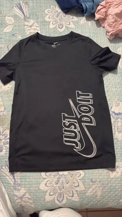 Polera Nike Dri-Fit Just Do It negra - miniatura 1