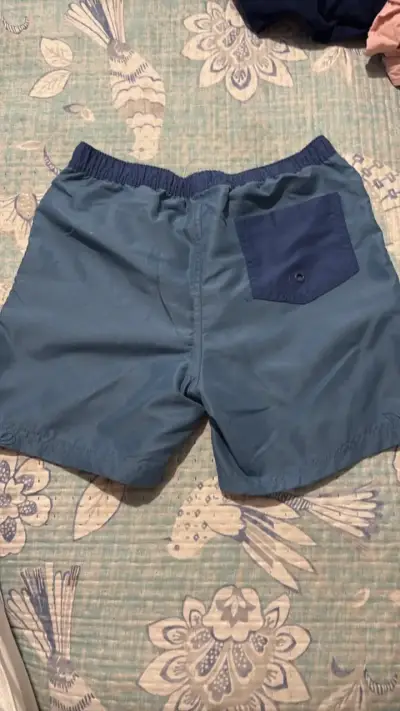 Shorts de baño azul para hombre - miniatura 2