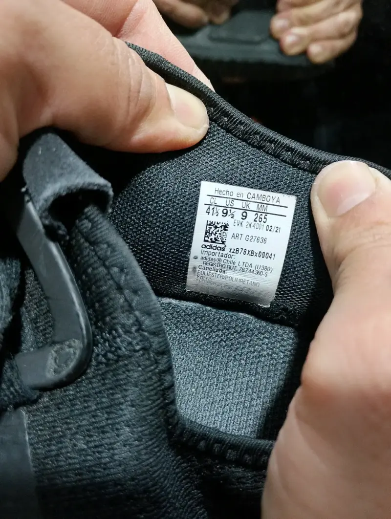 Zapatillas deportivas negras Adidas para hombre - 3