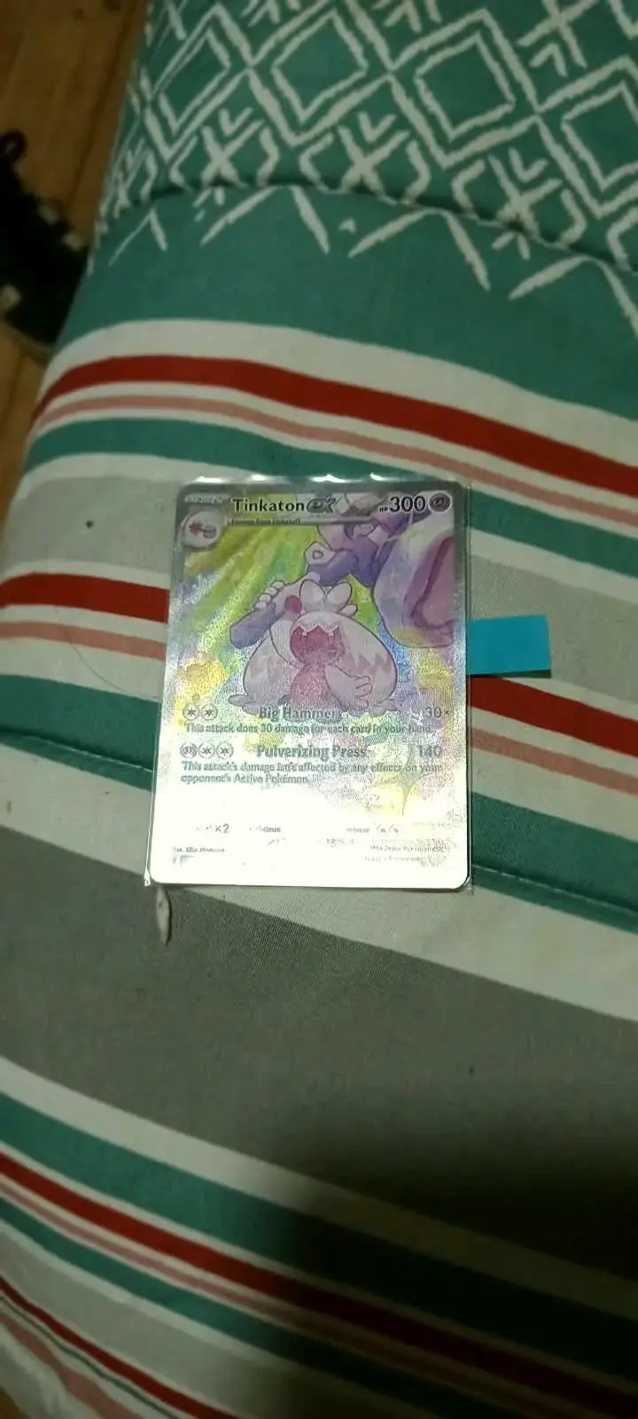 Cartas Pokémon Hisuian Samurott V y Tinkaton EX - 2