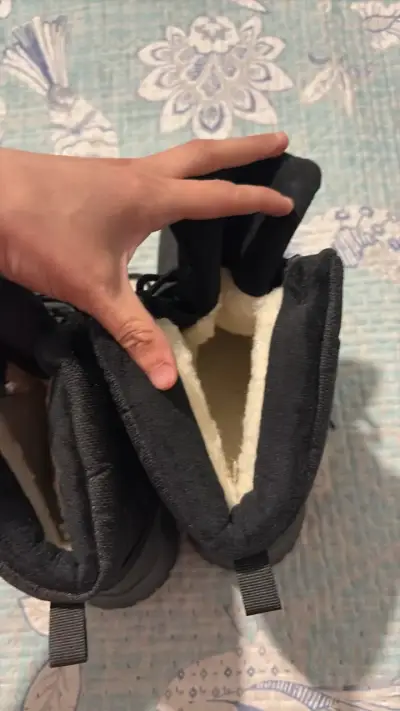 Botas negras de invierno con forro interior - miniatura 4