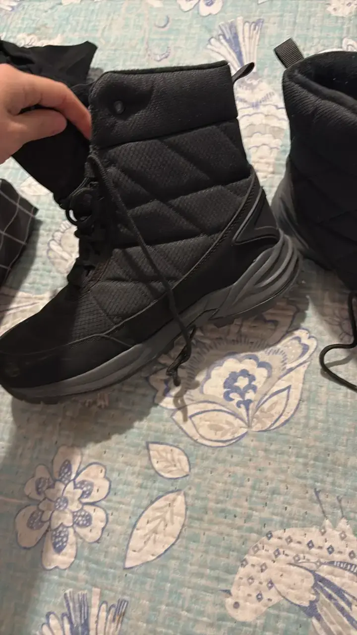 Botas negras de invierno con forro interior - 5