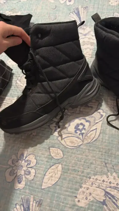 Botas negras de invierno con forro interior - miniatura 5