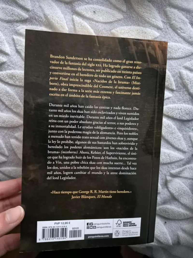 Libro 'El Imperio Final' de Brandon Sanderson - 2