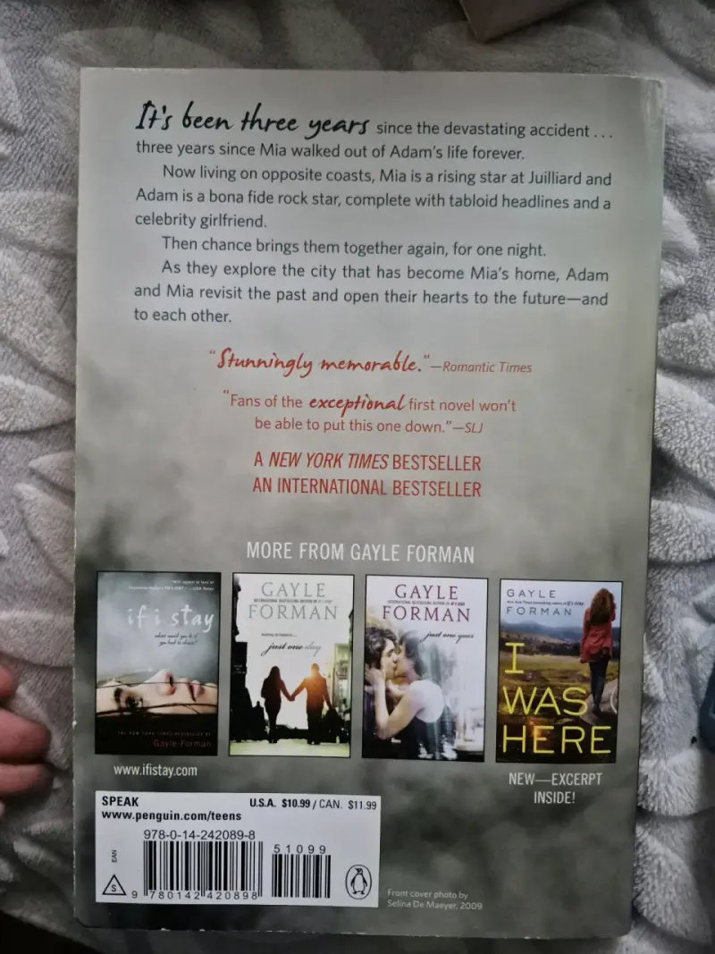 Libro 'Where She Went' de Gayle Forman - 2