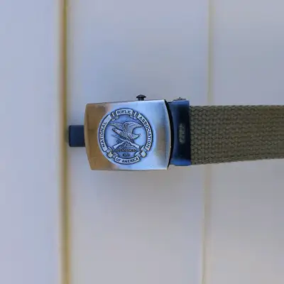 Cinturón verde con hebilla metálica NRA - miniatura 3