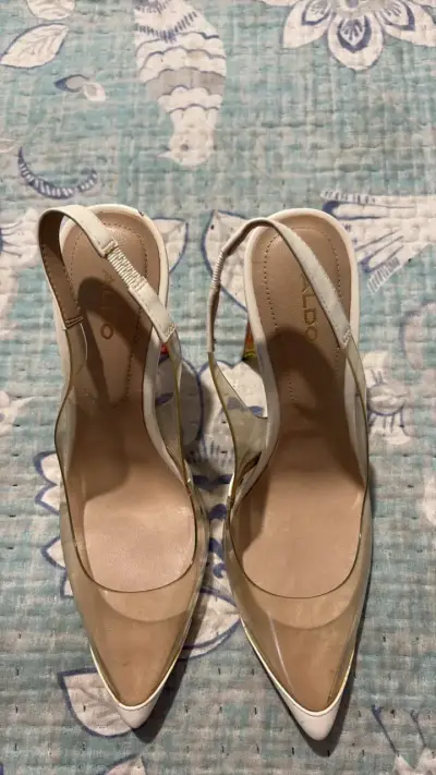 Zapatos de tacón transparente Aldo elegantes - miniatura 2