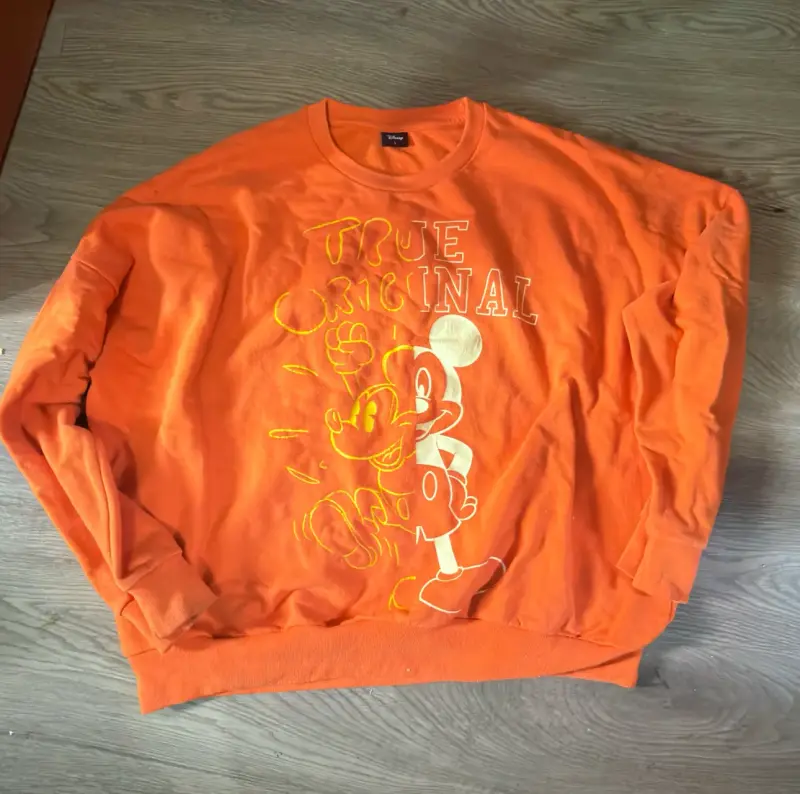 Polerón Naranja Disney Mickey Mouse