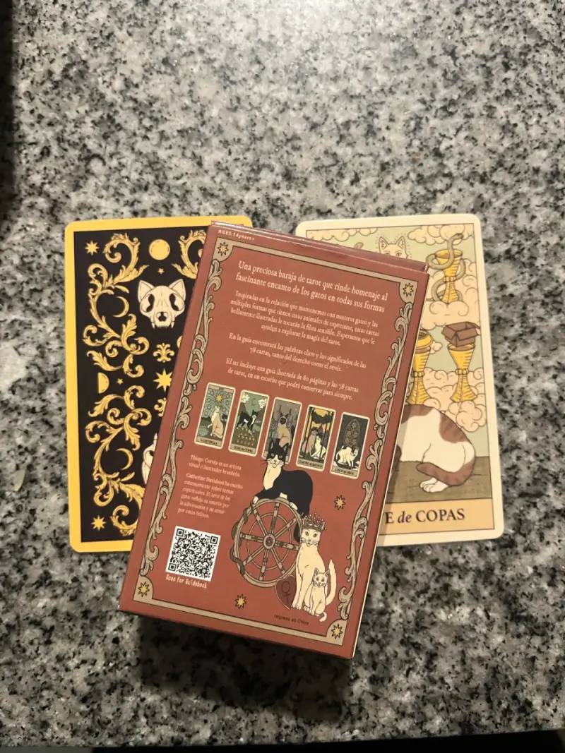 Tarot de los Gatos con 78 Cartas - 2