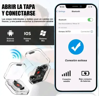 VENDO AUDÍFONOS INALÁMBRICOS MONSTER GAMER XKTO1 - miniatura 3