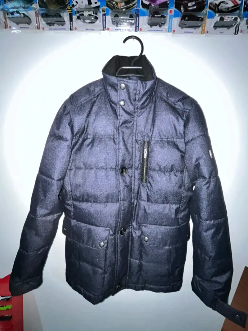 Chaqueta acolchada azul para hombre - 1