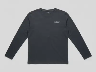 Polera manga larga negra Wolf & Hank. - miniatura 1