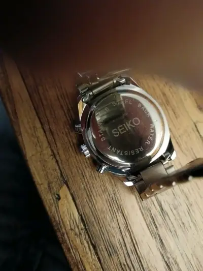 Reloj Seiko cronógrafo de acero inoxidable - miniatura 4