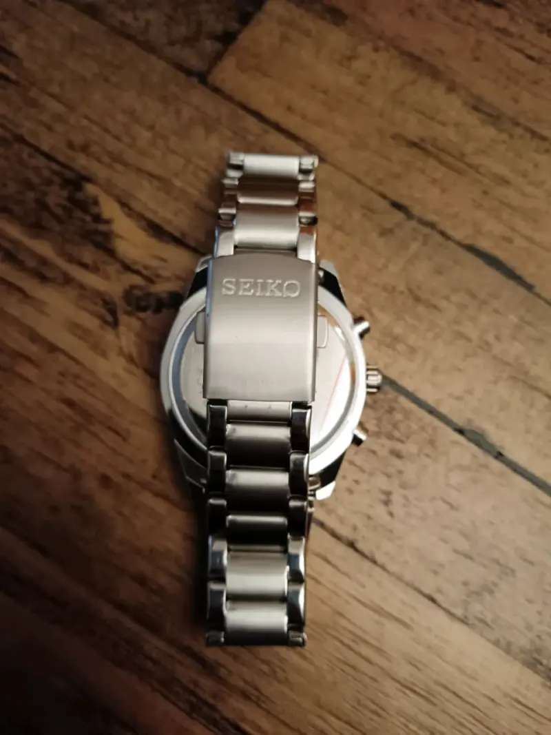 Reloj Seiko cronógrafo de acero inoxidable - 5
