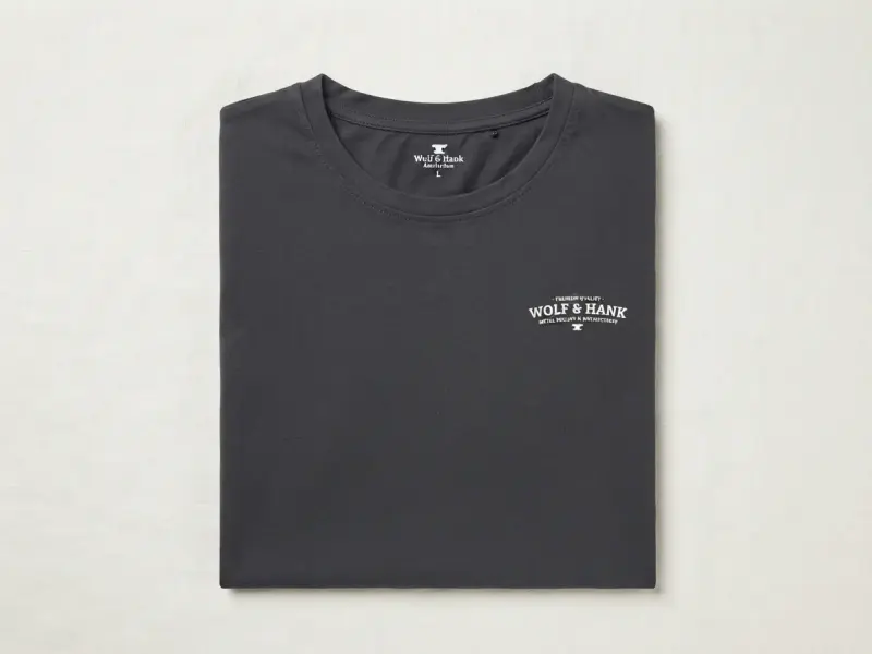 Polera manga larga negra Wolf & Hank. - 2