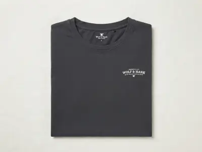 Polera manga larga negra Wolf & Hank. - miniatura 2