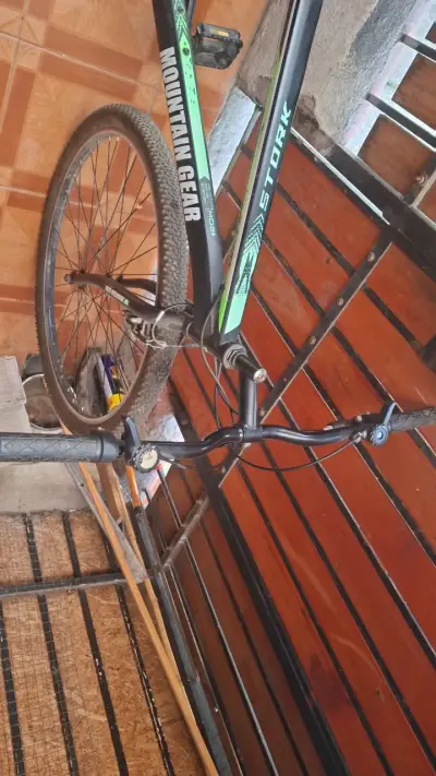 Bicicleta Mountain Gear Stork Negra para Montaña - miniatura 2