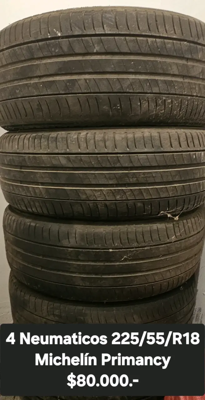 4 Neumáticos Michelin Primancy 225/55/R18