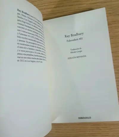 Libro Fahrenheit 451 de Ray Bradbury - miniatura 2
