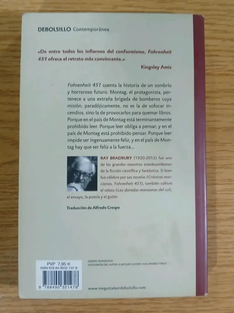 Libro Fahrenheit 451 de Ray Bradbury - 5