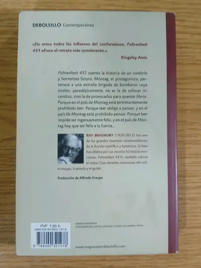 Libro Fahrenheit 451 de Ray Bradbury - miniatura 5