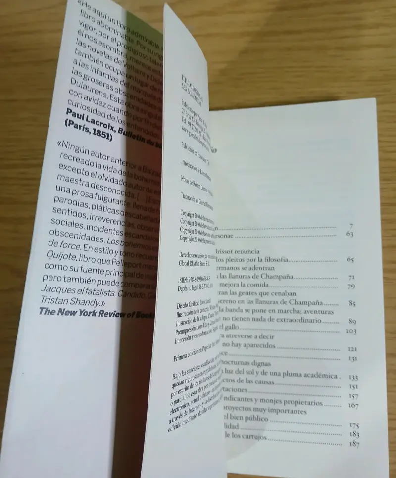 Libro 'Los Bohemios' de Marqués de Pelleport - 2