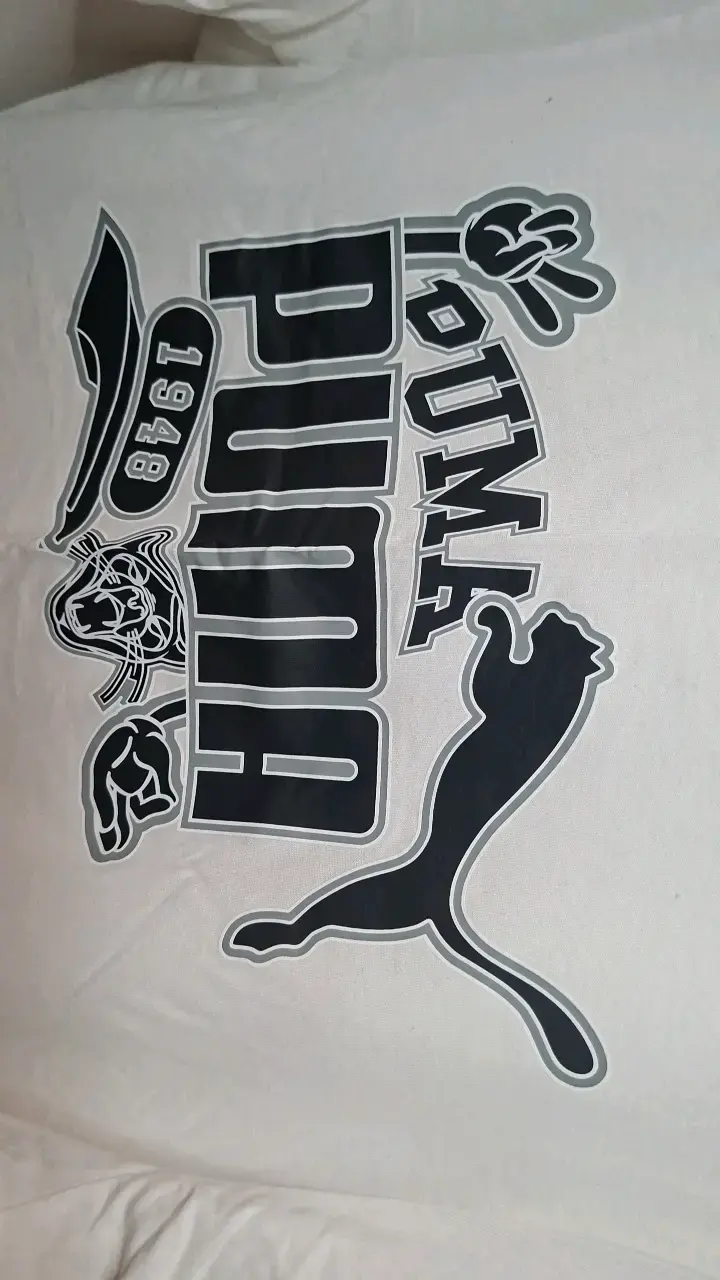 Polera blanca Puma con logo grande - 4