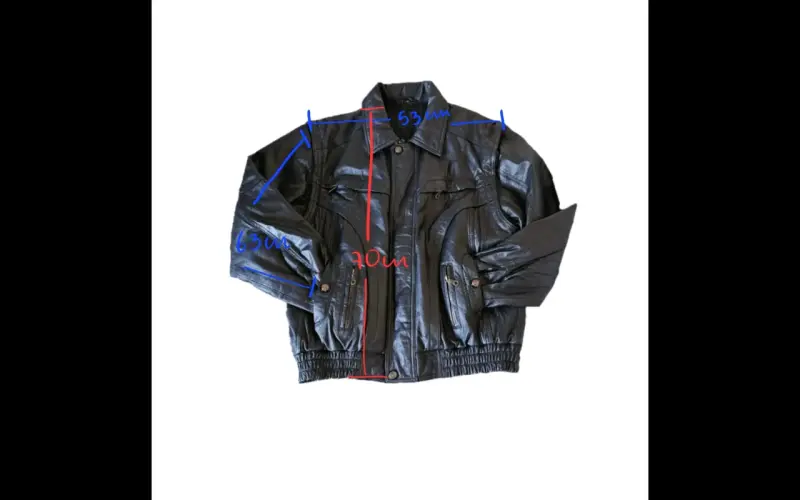 Chaqueta de cuero negra desmontable - 5