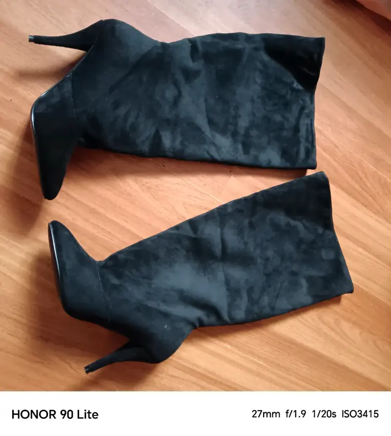 Botas negras de tacón alto para mujer - 3