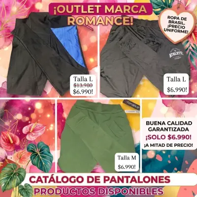 Pantalones deportivos marca Romance talla L y M - miniatura 1