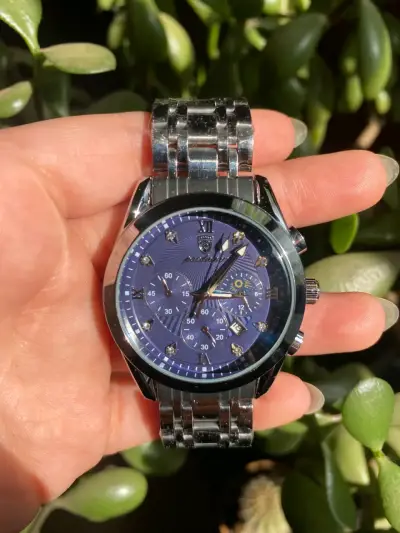 Reloj Montre Claire azul con cronógrafo - miniatura 1