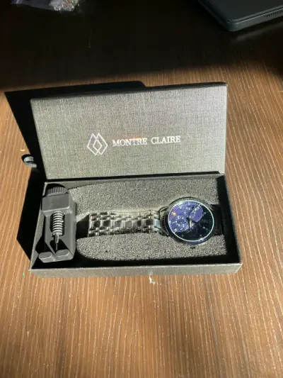 Reloj Montre Claire azul con cronógrafo - miniatura 3