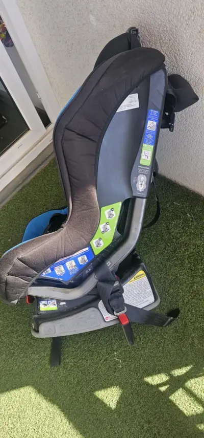 Silla de auto Britax Marathon azul para bebé - miniatura 2