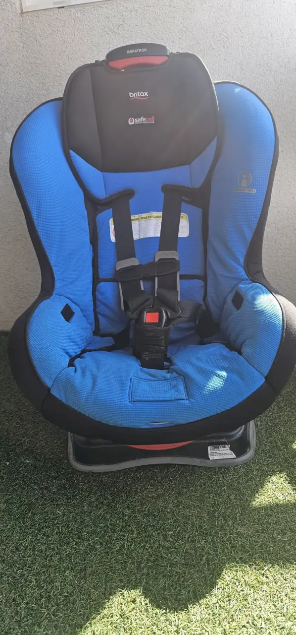 Silla de auto Britax Marathon azul para bebé - 5