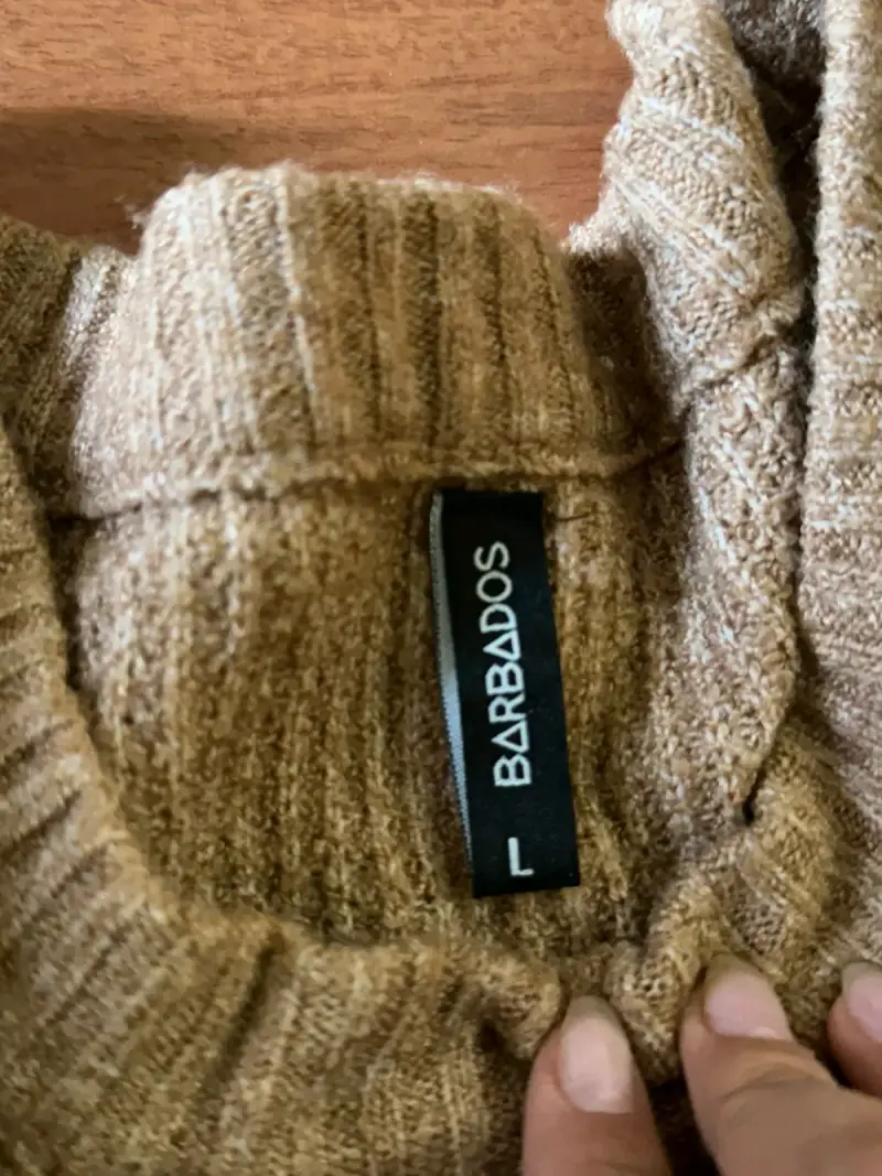 Suéter de punto beige Barbados para mujer - 4