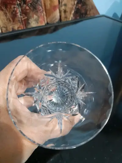 Copa de cristal grabada elegante - miniatura 3