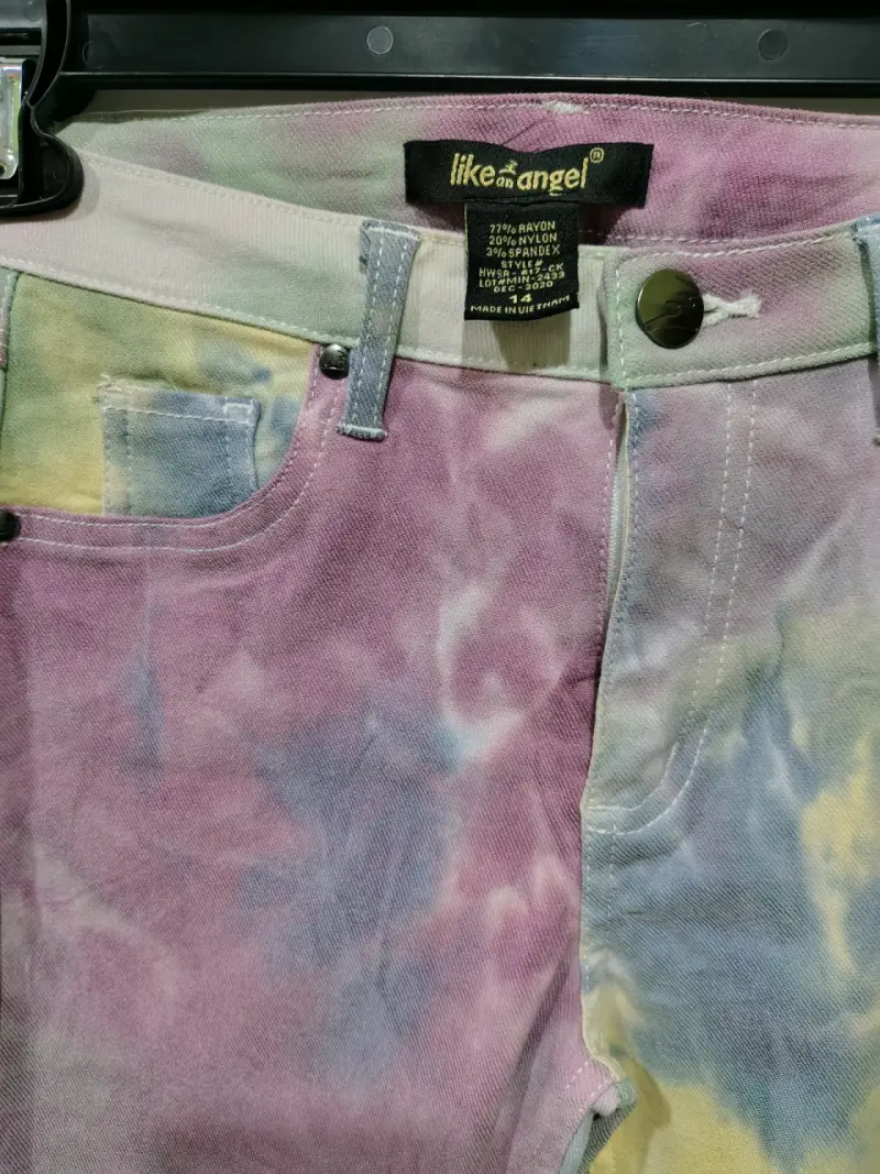 Bermudas tie-dye para niñas - 2