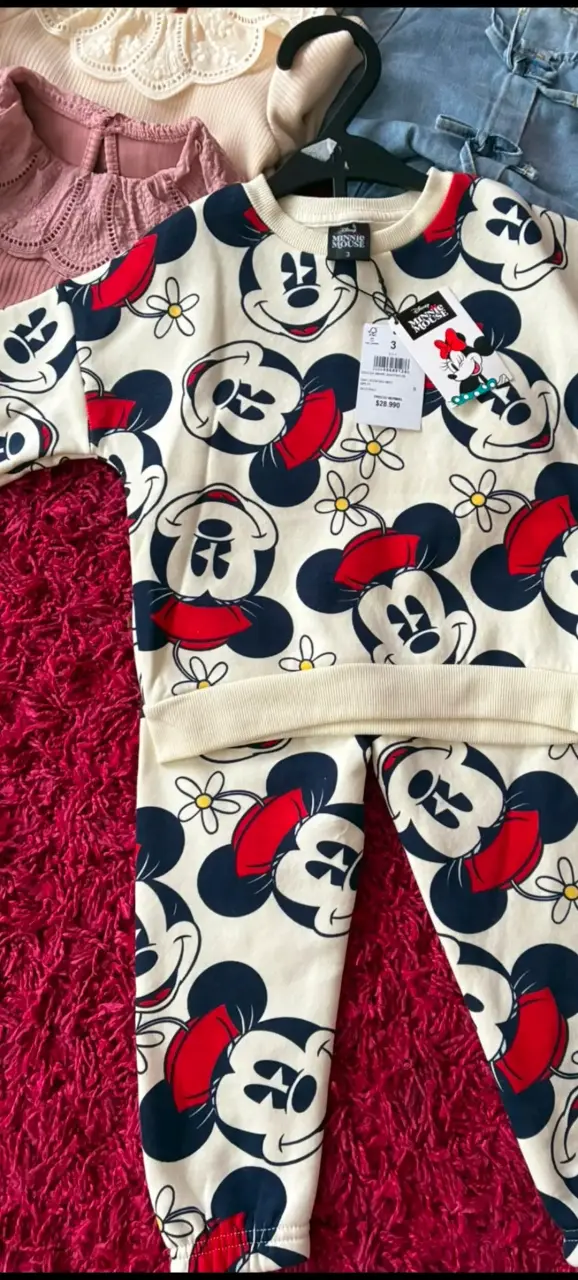 Conjunto infantil Disney Minnie Mouse