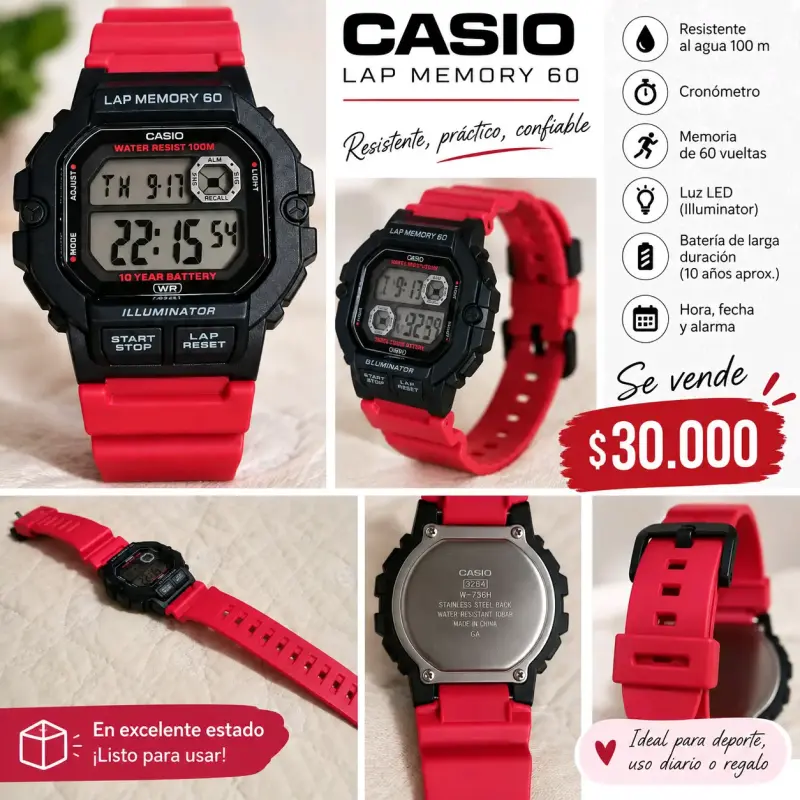 Reloj Casio Digital - 1