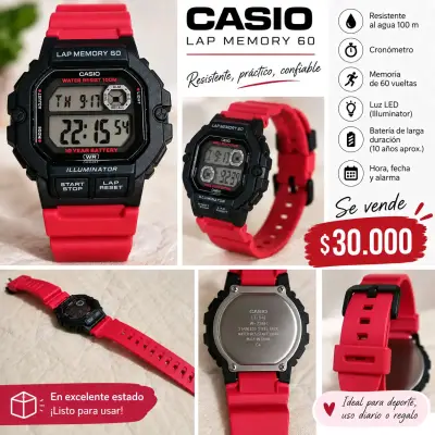Reloj Casio Digital - miniatura 1